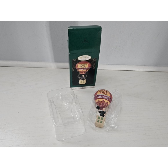 1996 Hallmark‎ Keepsake Wizard Of Oz State Fair Omaha Balloon Christmas Ornament - Picture 4 of 8